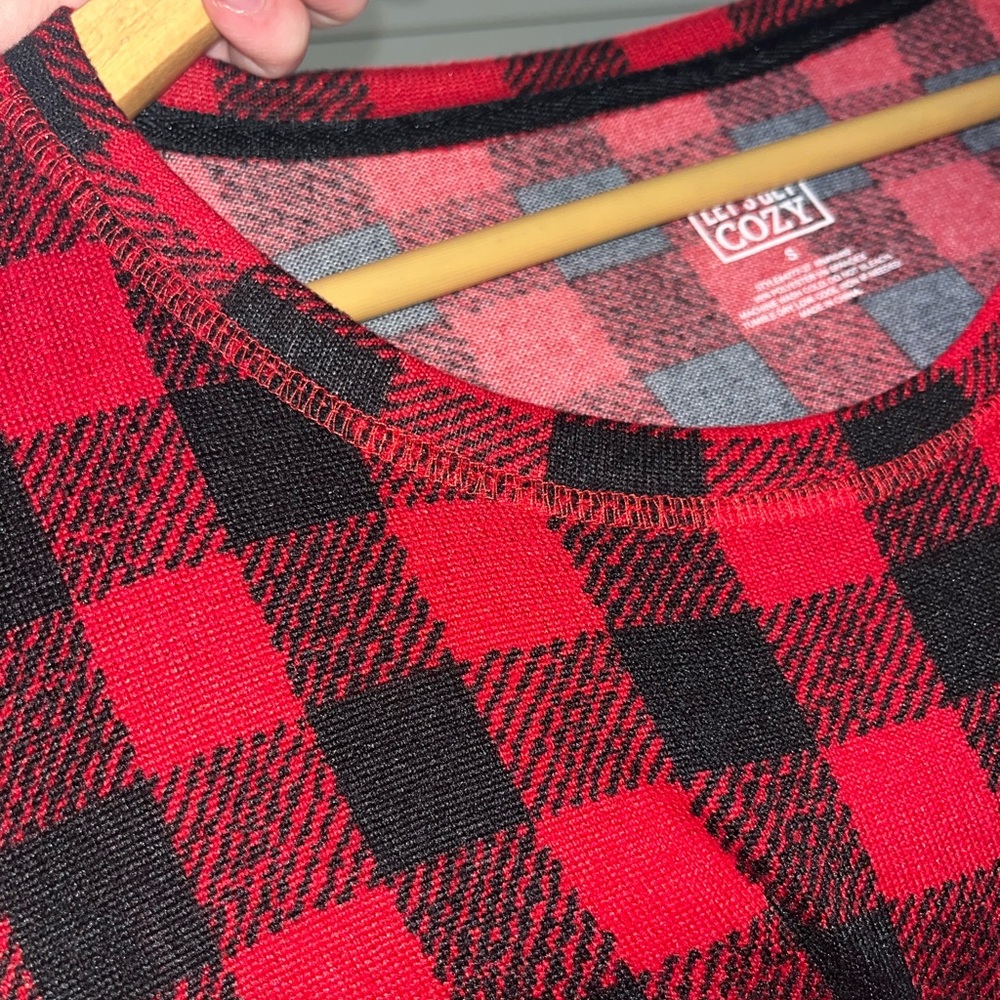 Cozy Red Plaid Nightgown